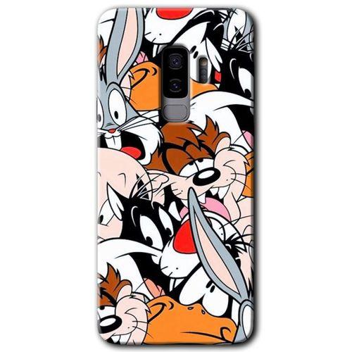 Galaxy S9 Plus Kılıf HD Desen Baskılı Arka Kapak - Karakterler + Kırılmaz Cam
