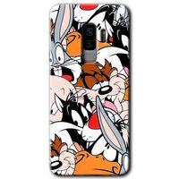 Galaxy S9 Plus Kılıf HD Desen Baskılı Arka Kapak - Karakterler + Kırılmaz Cam