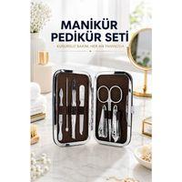Tırnak Temizliği, Tırnak Batığı Ve Düzenli Bakım İçin 7 Parça Çelik Set