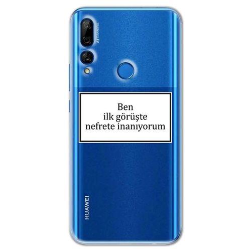 Huawei P Smart Z Kılıf HD Yazı Baskılı Silikon Arka Kapak - Yazı 13
