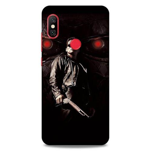 Lopard Xiaomi Redmi Note 6 Pro Uyumlu Kılıf IMDB Film (42) Rugged Armor Kılıf Terminator