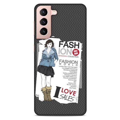 Lopard Samsung Galaxy S21 Uyumlu Kılıf Sokak Modası (26) Tpu Silikon Kılıf