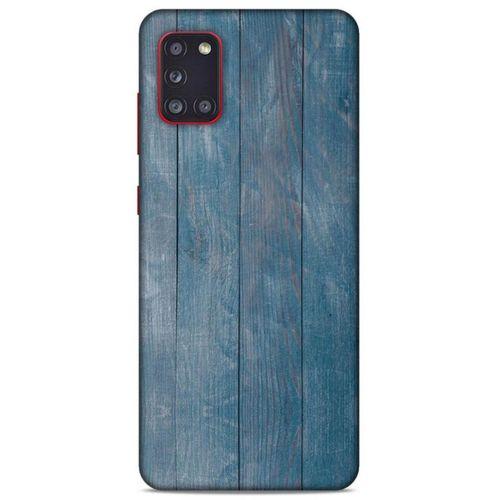 Lopard Samsung Galaxy A31 Uyumlu Kılıf Wood'X (3) Kapak Baskılı
