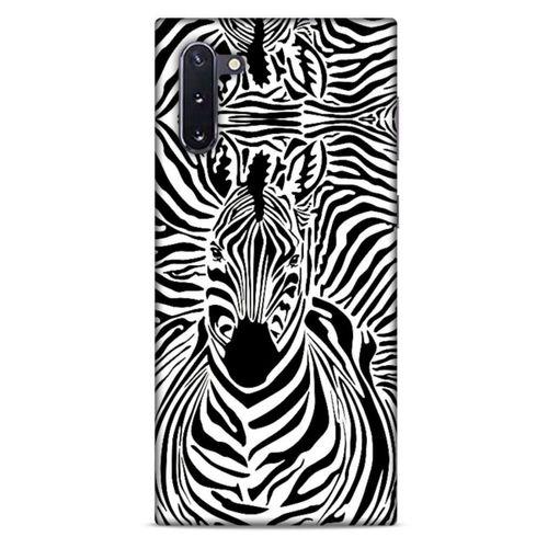 Animax Zebra Silüet Samsung Galaxy Note 10 Kılıf Desenli Silikon