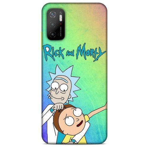 Xiaomi Poco M3 Pro Uyumlu Kılıf Rick And Morty (1) Kılıfı Rick Sanchez