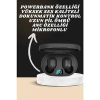 Dijital Göstergeli Kulaklık Ve 7 Kordonlu Akıllı Saat Android Ve İos Uyumlu Uyku Takibi Sesli Görüşme