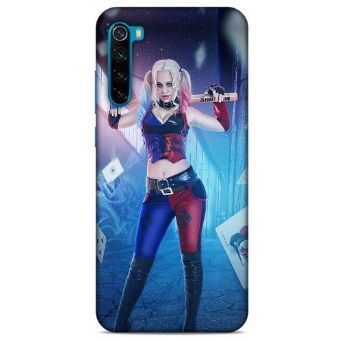 Xiaomi Redmi Note 8T Uyumlu Kılıf Harley Quinn (31) TPU Kılıf Lavanta mavisi