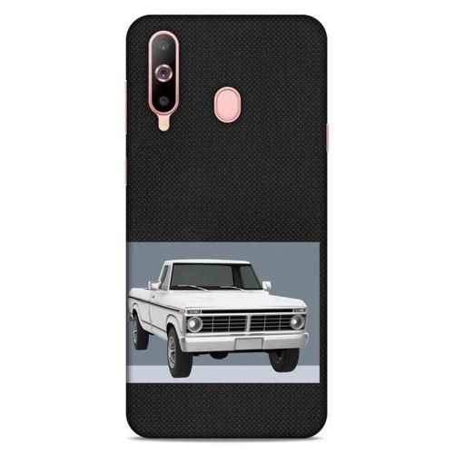 Lopard Samsung Galaxy A60 Uyumlu Kılıf PickUpX (9) Kılıf İnci Beyazı