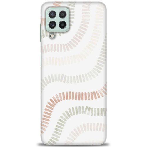 Samsung Galaxy M32 Kılıf HD Baskılı Kılıf - Renkli Mozaik + Tam Ekran Koruyucu