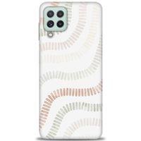 Samsung Galaxy M32 Kılıf HD Baskılı Kılıf - Renkli Mozaik + Tam Ekran Koruyucu