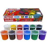 Bigpoint Akrilik Boya 12 Renk x 25 ml