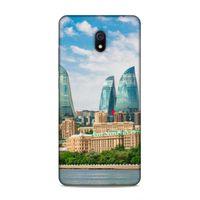 Xiaomi Redmi 8A Uyumlu Kılıf Azarbaijan (4) Koruma Kılıfı Alev Kuleleri