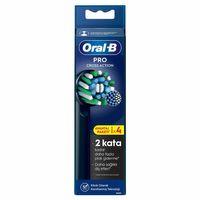 Oral-B Şarjlı Fırça Yedek Başlığı Cross Action 4Ct-Siyah 4'lü
