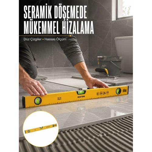 600 Mm Su Terazisi Sarı Dayanıklı Gövde Hassas Ölçüm Yeni Nesil