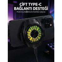 Manyetik Bağlantılı Çift Type-c Girişli Telefon Soğutucu