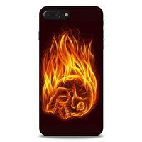 Lopard Apple Iphone 7 Plus Uyumlu Kılıf FireX (50) Shockproof Kılıf İskelet Kafa