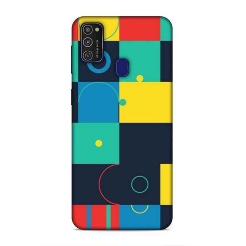 Samsung Galaxy M21 Uyumlu Kılıf Insomnia (13) Silikon Kap Yeşil Sarı
