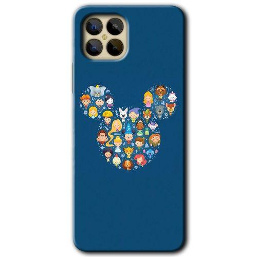 Omix X600 Kılıf HD Desen Baskılı Arka Kapak - Mickey