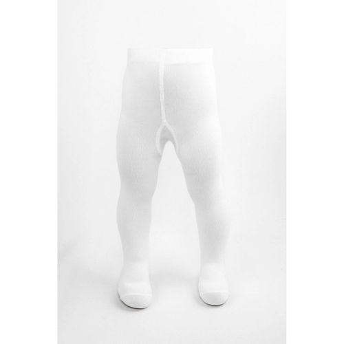 Tekli Düz Külotlu Çorap 50104 Beyaz