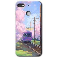 MRCİLETİSİM General Mobile GM 8 Go Kılıf HD Desen Baskılı Arka Kapak + Temperli Cam - Rails Paint