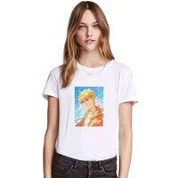 Anime Naruto Asialogy Baskılı Beyaz Kadın Tshirt