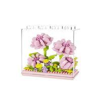 P2504 PEMBE PAPATYA MODEL 183 PARÇA BLOCK OYUNCAK