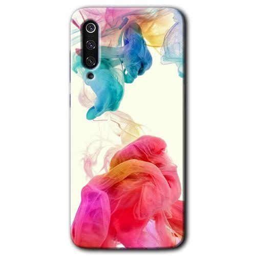 Xiaomi Mi 9 SE HD Baskılı Kılıf + 9D Tam Ekran Koruyucu - Gökkuşağı Color