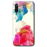 Xiaomi Mi 9 SE HD Baskılı Kılıf + 9D Tam Ekran Koruyucu - Gökkuşağı Color