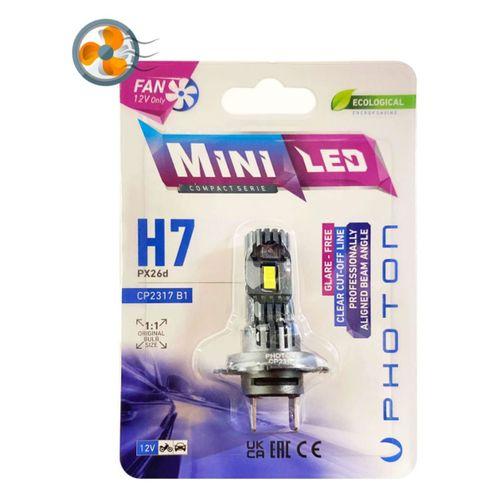 Mini H7 Compact Fanlı Led 12-24V Tekli Blister