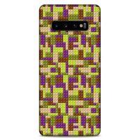 Lopard Samsung Galaxy S10 Plus Uyumlu Kılıf BloX (50) Shockproof Kılıf Kahve Yeşil