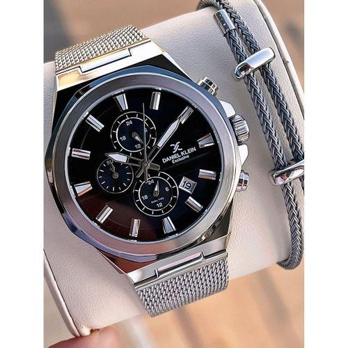 Daniel Klein Hasır Kordon İtalyan Tasarım Bileklik Hediyeli 2 Yıl Garantili Erkek Kol Saati E14234.2