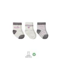 Bistyle Bistyle 3'Lü Penye Boy And Girl Soket Çorap BS10114 Gri