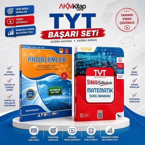 Sınav Yayınları TYT Matematik ve Apotemi Problemler Soru Bankası 2 Kitap Set