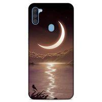 Lopard Samsung Galaxy A11 Uyumlu Kılıf Gece'S (34) Slim Armor Kılıf Kırmızı Gece