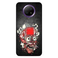 Lopard Xiaomi Redmi Note 9 5g Uyumlu Kılıf Tattoo's (5) Koruma Kabı Kırmızı Siyah