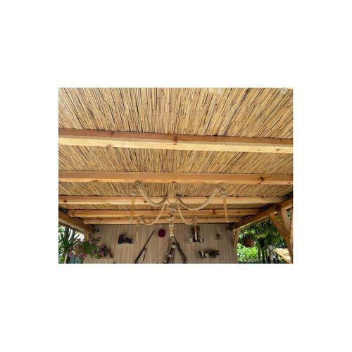 Ekodoğa Bambu Çit Kamış Çit Hasır Çit 1,5x4,5 Metre Eni 1,5 Metre Uzunluk 4,5 Metre