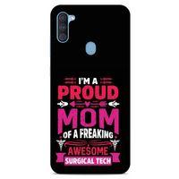 Samsung Galaxy A11 Uyumlu Kılıf Pembe Delisi (48) Bumper Kılıf Writing