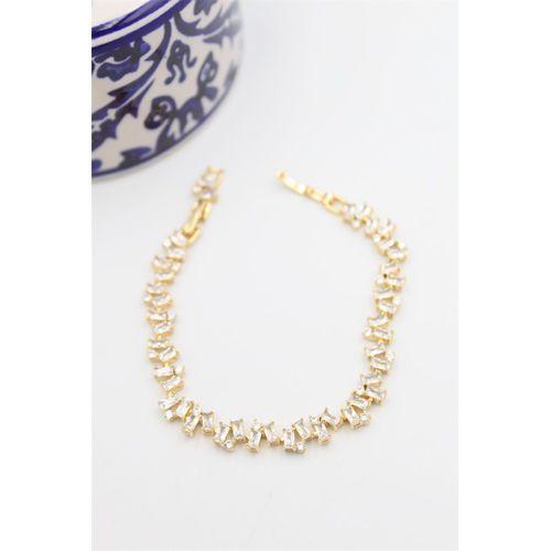 Baget Taşlı Xuping Vip Bileklik - Altın