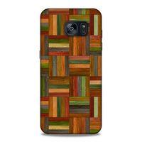 Lopard Samsung Galaxy S7 Edge Uyumlu Kılıf Wood'X (21) Koruyucu Kapak Baskılı
