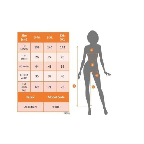 Kadın Askılı Yandan Fermuarlı Geniş Paçalı Valencia Tulum