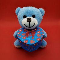 Kalp Kutulu Mavi Ayıcık