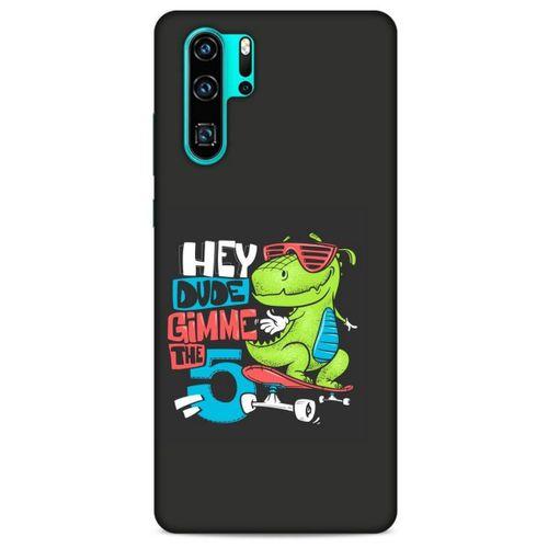 Animax Kaykaylı Dinozor Huawei P30 Pro Kılıf Desenli Silikon