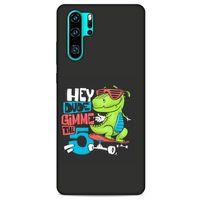 Animax Kaykaylı Dinozor Huawei P30 Pro Kılıf Desenli Silikon