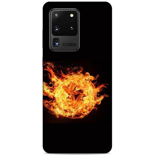 Lopard Samsung Galaxy S20 Ultra Uyumlu Kılıf FireX (31) TPU Kılıf Fireball