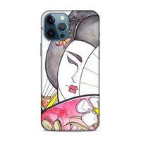 Apple iPhone 12 Pro Max Uyumlu Kılıf Face'X 13 Silikon Kap Geyşa