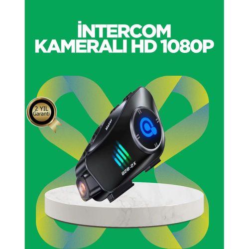 Q28 Bluetooth Kask Kulaklık 1080p Kamera – Su Geçirmez Motosiklet Interkom