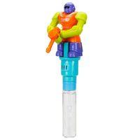 Robot Figürlü Su Oyunu - Baloncuk Oyunu - 625P - Mor Kasklı