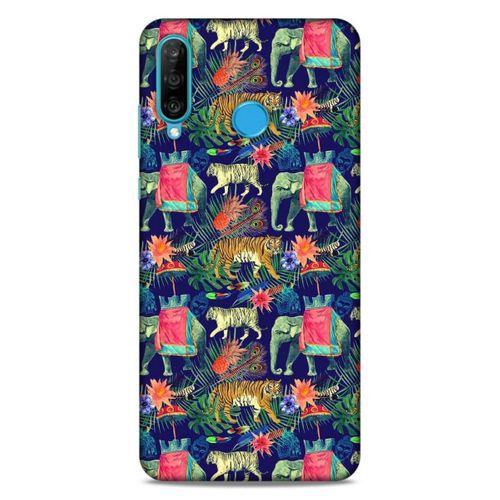 Lopard Huawei P30 Lite Uyumlu Kılıf Manipülasyon ☻ (4) Koruma Kılıfı Desenli