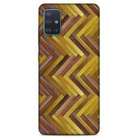 Lopard Samsung Galaxy A51 Uyumlu Kılıf Wood'X (31) TPU Kılıf Baskılı