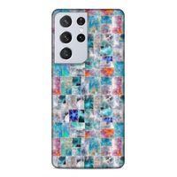 Samsung Galaxy S21 Ultra Uyumlu Kılıf Utopia (12) Koruyucu Silikon Turuncu